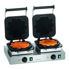Wafelijzer | 2hw211 | Dubbel | 4.4kw | Wafelgrootte ø210x16(h)mm | 600x470x230(h)mm