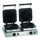 Wafelijzer | 2hw211 | Dubbel | 4.4kw | Wafelgrootte ø210x16(h)mm | 600x470x230(h)mm