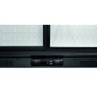 Barkoelkast | Zwart | 176l | 2 Zelfsluitende Schuifdeuren Deuren | 230v | 900x530x850(h)mm