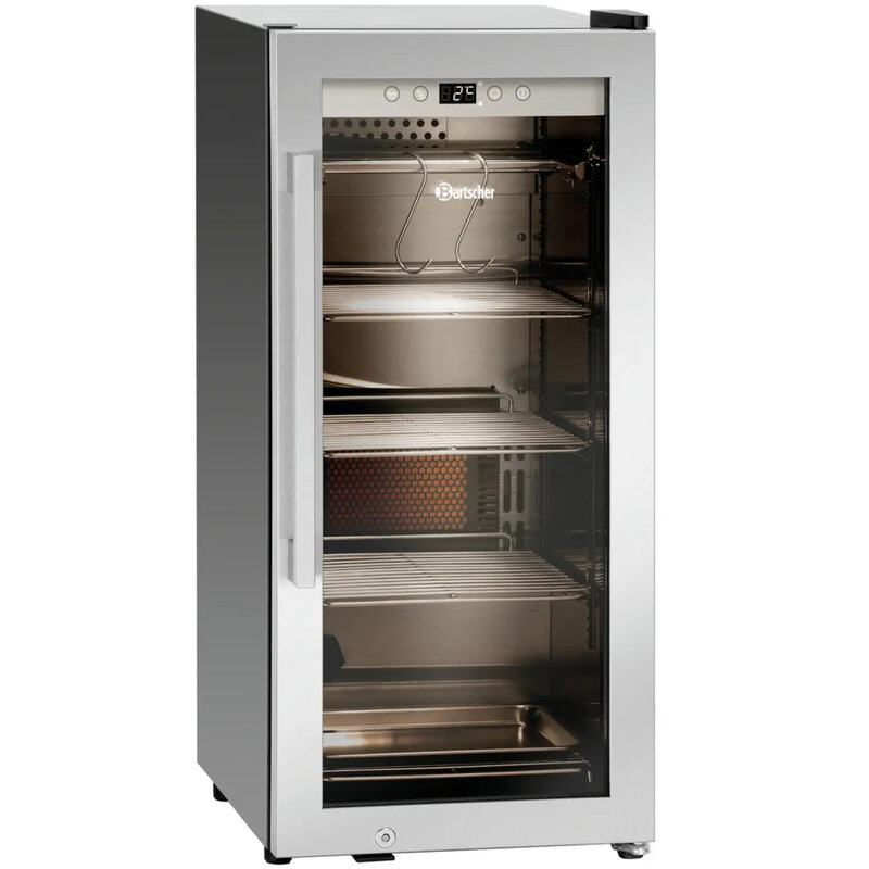 Dry Aging Kast | 63l | Zwart | +2°c/+14°c | Geforceerd | Vochtigheid Instelbaar | 395x605x880(h)mm