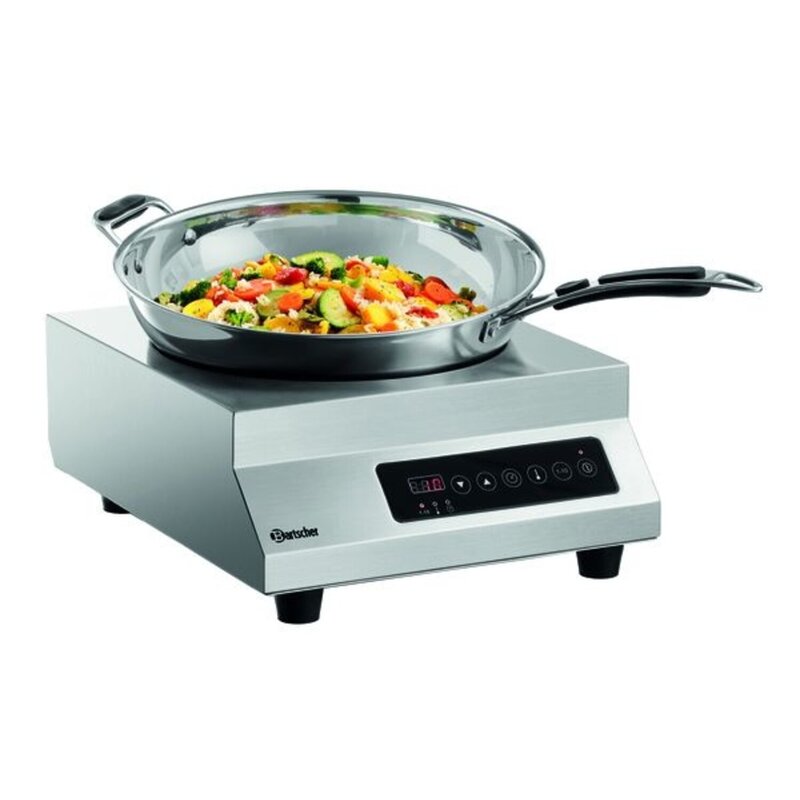 Inductiewok | Elektrisch | IW 35 Pro-2 | 1 Brander | 3.5kw | 355x440x165(h)mm