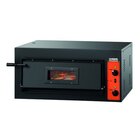 Pizzaoven | Elektrisch | CT 100 | Zwart | 1x4 ø30cm | 1 Kamer | 4.2kw | Bodem Van Vuurvaste Steen | 890x860x430(h)mm