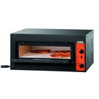 Pizzaoven | Elektrisch | CT 100 | Zwart | 1x4 ø30cm | 1 Kamer | 4.2kw | Bodem Van Vuurvaste Steen | 890x860x430(h)mm