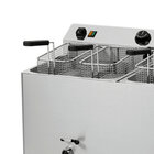 Friteuse | Professional II | Elektrisch | 10+10l | 50°c/190°c | 16.2kw (400v) | Aftapkranen | 750x450x375(h)mm