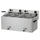 Friteuse | Professional II | Elektrisch | 10+10l | 50°c/190°c | 16.2kw (400v) | Aftapkranen | 750x450x375(h)mm