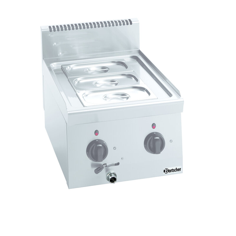 Bain Marie | TA | Elektrisch | 1.4kw | Met Aftapkraan | 3x 1/4 GN | 400x600x290(h)mm