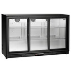 Barkoelkast | 280l | Zwart | +1°c/+9°c | Statisch + Ventilator | Schuifdeuren | 1335x525x850(h)mm