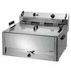 Bartscher Deegwaren-/visfriteuse | Serie BF | Elektrisch | 30l | 50°c/190°c | 15kw (400v) | Aftapkraan | 660x650x410(h)mm