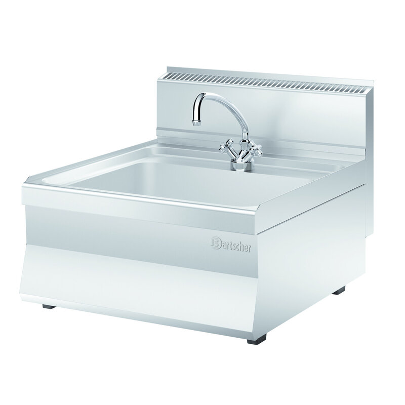 Spoelbak 650 Cns | 1/2 Kraan | 600x650x295(h)mm