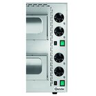 Pizzaoven | Elektrisch | Mini Plus 2 | Rvs | 2x1 35øcm | 2 Kamers | 3.4kw | Bodem Van Hittebestendige Steen | 570x550x475(h)mm