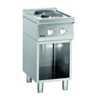Fornuis | Elektrisch | 2 Kookplaten | 2x 2.6kw | 400x700x850(h)mm