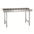 Afvoertafel Kts5000 | 20 Transportrollen | 1600x645x900(h)mm