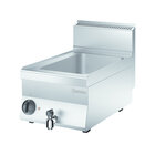Bain Marie 650 | Elektrisch | 1/1 GN | 1kw | Aftapkraan | 400x650x295(h)mm