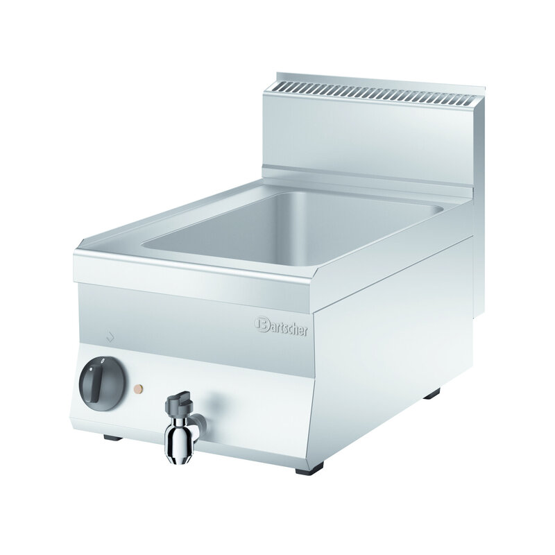 Bain Marie 650 | Elektrisch | 1/1 GN | 1kw | Aftapkraan | 400x650x295(h)mm