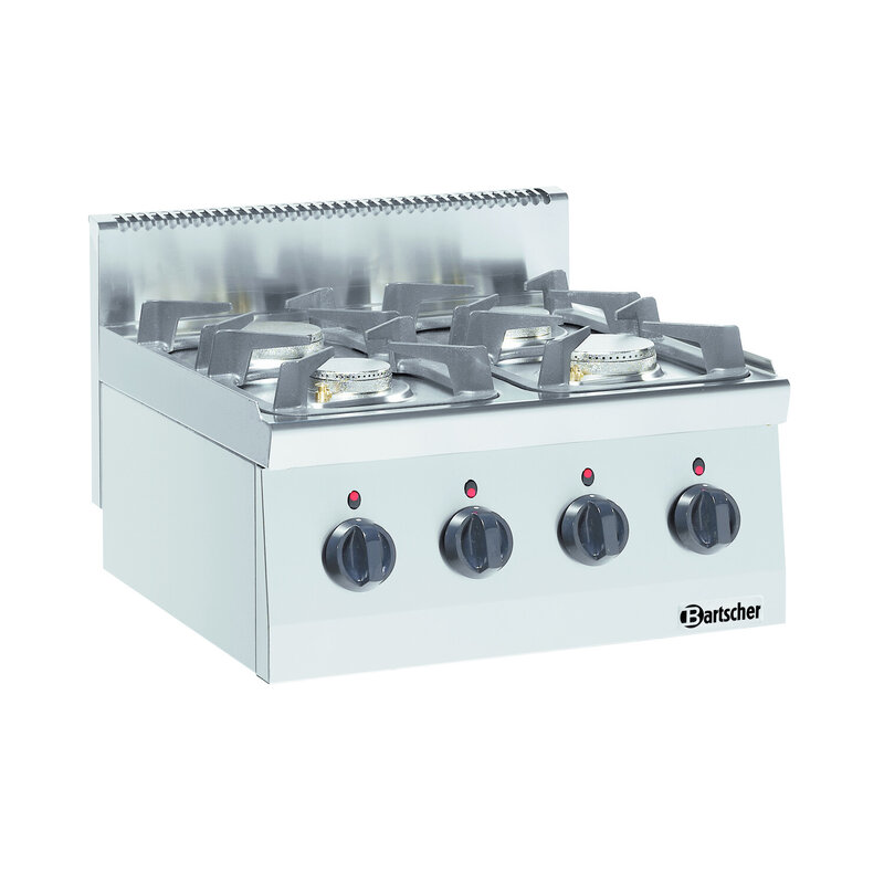 Gasfornuis | TA | 4 Kookpitten | 2x 3.5kw + 2x 6kw | 600x600x290(h)mm