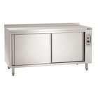 Warmhoudkast | Rvs | 2 Schuifdeuren + Achteropstand | 2kw | 1600x700x850(h)mm