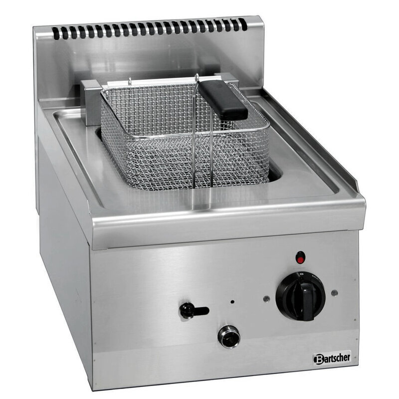 Friteuse | Serie 600 | Elektrisch | 8L | 140°c/200°c | 6.3kw (400v) | Aftapkraan | 400x600x290(h)mm