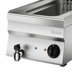 Friteuse | Serie 650 | Elektrisch | 10l | 90°c/180°c | 9kw (400v) | Aftapkraan | 400x650x295(h)mm