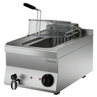 Friteuse | Serie 650 | Elektrisch | 10l | 90°c/180°c | 9kw (400v) | Aftapkraan | 400x650x295(h)mm