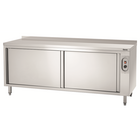 Warmhoudkast | Rvs | 2 Schuifdeuren + Achteropstand | 2kw | 2000x700x850(h)mm