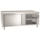 Warmhoudkast | Rvs | 2 Schuifdeuren + Achteropstand | 2kw | 2000x700x850(h)mm