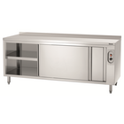 Warmhoudkast | Rvs | 2 Schuifdeuren + Achteropstand | 2kw | 2000x700x850(h)mm