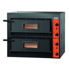 Pizzaoven | Elektrisch | Ct200 | Zwart | 4+4 ø30cm | 8.4kw | 2 Kamers | Bodem Van Vuurvast Steen | 890x860x760(h)mm