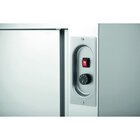 Warmhoudkast | Rvs | Schuifdeuren Beide Zijdes | 2kw | 1 Tussenschap | 2000x700x850(h)mm