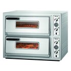 Pizzaoven | Elektrisch | NT 622 | 4+4  ø30cm | 2 Kamers | 10kw | Bodem Van Vuurvaste Klei | 855x790x710(h)mm