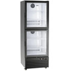 Koel-/vrieskast | 430l | Zwart | -18°c/-22°c & 0°c/+10°c | Geforceerd | Wielen (geremd) | 695x765x2000(h)mm