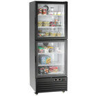 Koel-/vrieskast | 430l | Zwart | -18°c/-22°c & 0°c/+10°c | Geforceerd | Wielen (geremd) | 695x765x2000(h)mm