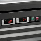 Koel-/vrieskast | 430l | Zwart | -18°c/-22°c & 0°c/+10°c | Geforceerd | Wielen (geremd) | 700x780x2000(h)mm