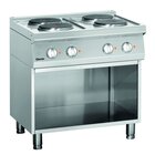 Fornuis | Elektrisch | 4 Kookplaten | 4x 2.6kw | 800x700x850(h)mm