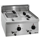 Friteuse | Serie 600 | Elektrisch | 6+6l | 140°c/200°c | 6.6kw (400v) | Aftapkranen | 600x600x290(h)mm