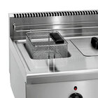 Friteuse | Serie 600 | Elektrisch | 6+6l | 140°c/200°c | 6.6kw (400v) | Aftapkranen | 600x600x290(h)mm