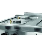 Gasfornuis Mfgo 7040 | 4 Kookpitten | 2x 3.5kw + 2x 6kw | Open Onderstel | 800x700x910(h)mm