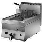Friteuse | Serie 650 | Gas | 8L | 120°c/180°c | 7kw | Piëzo Ontsteking | Aftapkraan | 400x650x295(h)mm