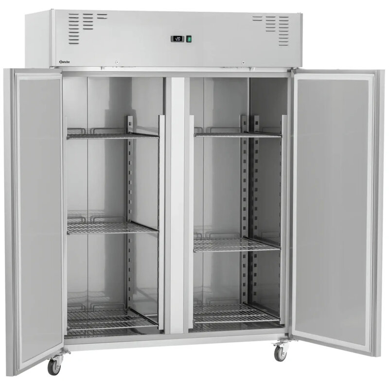 Koelkast | 1350l (2/1 Gn) | Rvs | 0°c/+8°c | Geforceerd | Wielen (geremd) | 1485x835x2050(h)mm
