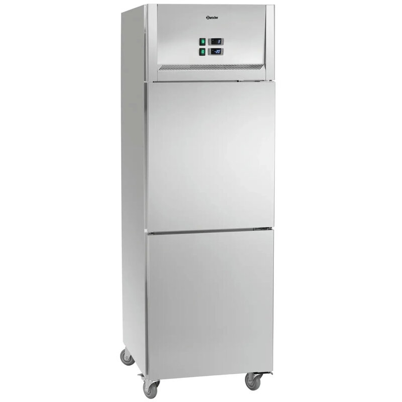Koel-/vrieskast | 484l (2/1 Gn) | Rvs | -18°c/-22°c & 0°c/+10°c | Geforceerd | Wielen (geremd) | 645x840x2008(h)mm