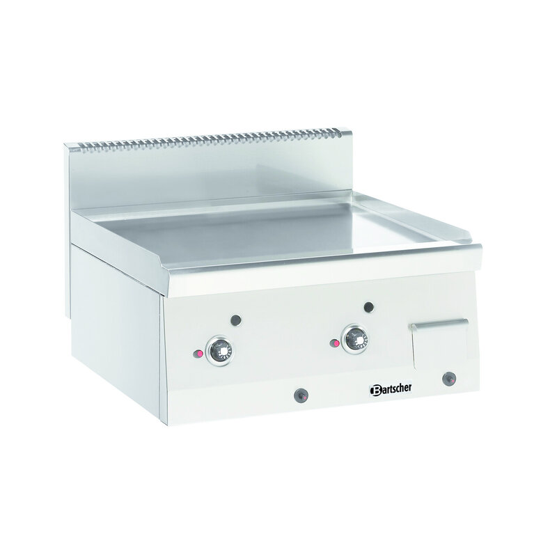 Bakplaat/grillplaat | 600 B600 | Bakplaat Glad (b)590x(d)440mm | 7.6kw | 600x600x290(h)mm