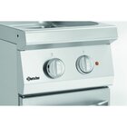 Pastakoker Elektrisch Op Onderstel 24l | Ingebouwde Aftapkraan | 7kw | 400x700x850(h)mm