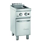 Pastakoker Op Onderstel Gas 24l | Ingebouwde Aftapkraan | 8.7kw | 400x700x850(h)mm
