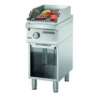 Lavasteengrill | Rvs | Gas | 9kw | V Rooster | 400x700x850(h)mm