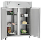 Vrieskast | 1350l (2/1 Gn) | Rvs | -18°c/-22°c | Geforceerd | Wielen (geremd) | 1485x835x2050(h)mm