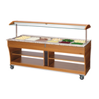 Buffetwagen Warm | 6x 1/1 GN | 230v | 2150x880x1370(h)mm