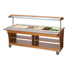 Buffetwagen Warm | 6x 1/1 GN | 230v | 2150x880x1370(h)mm