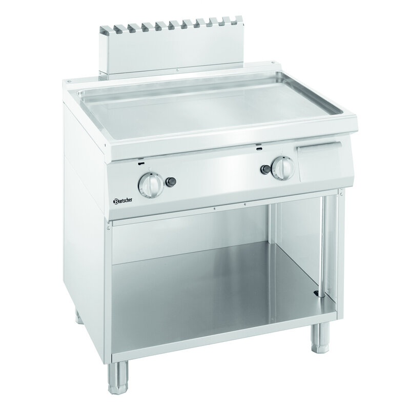 Bakplaat/grillplaat | Gas | 700 B800 | Bakplaat Glad (b)720x(d)445mm | 14kw | 800x700x850(h)mm