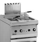 Friteuse | Serie 700 | Gas | 7+7l | 100°c/190°c | 11kw | Piëzo Ontsteking | Aftapkranen | 400x700x850(h)mm