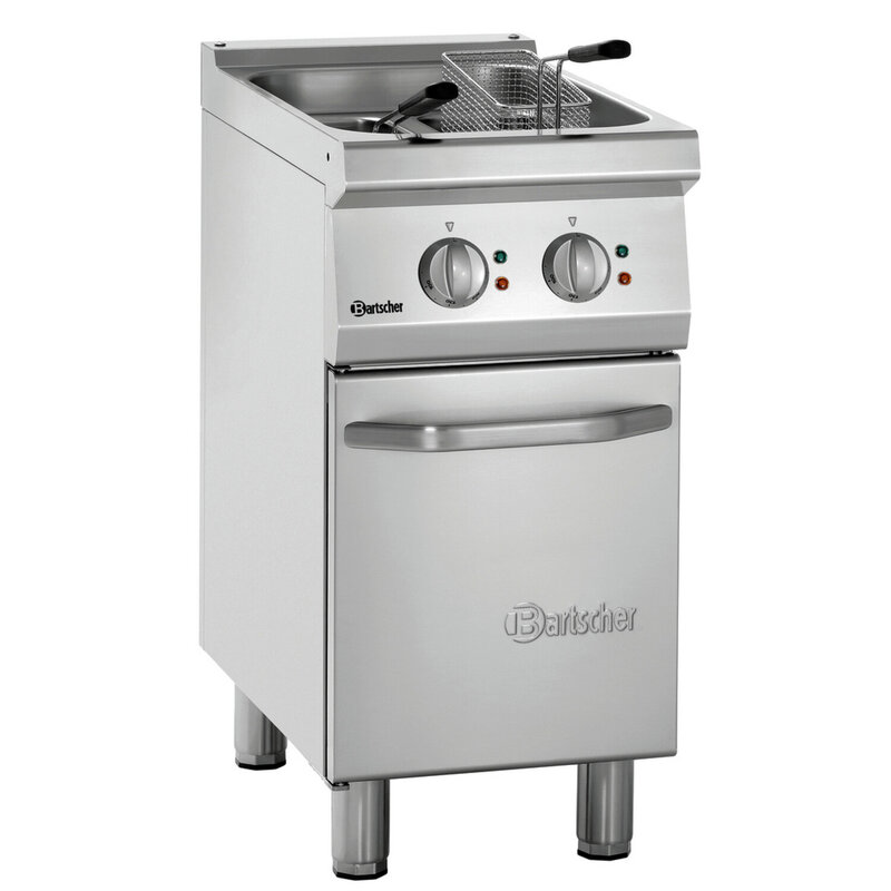 Friteuse | Serie 700 | Elektrisch | 9+9l | 100°c/190°c | 15kw (400v) | Aftapkranen | 400x700x850(h)mm