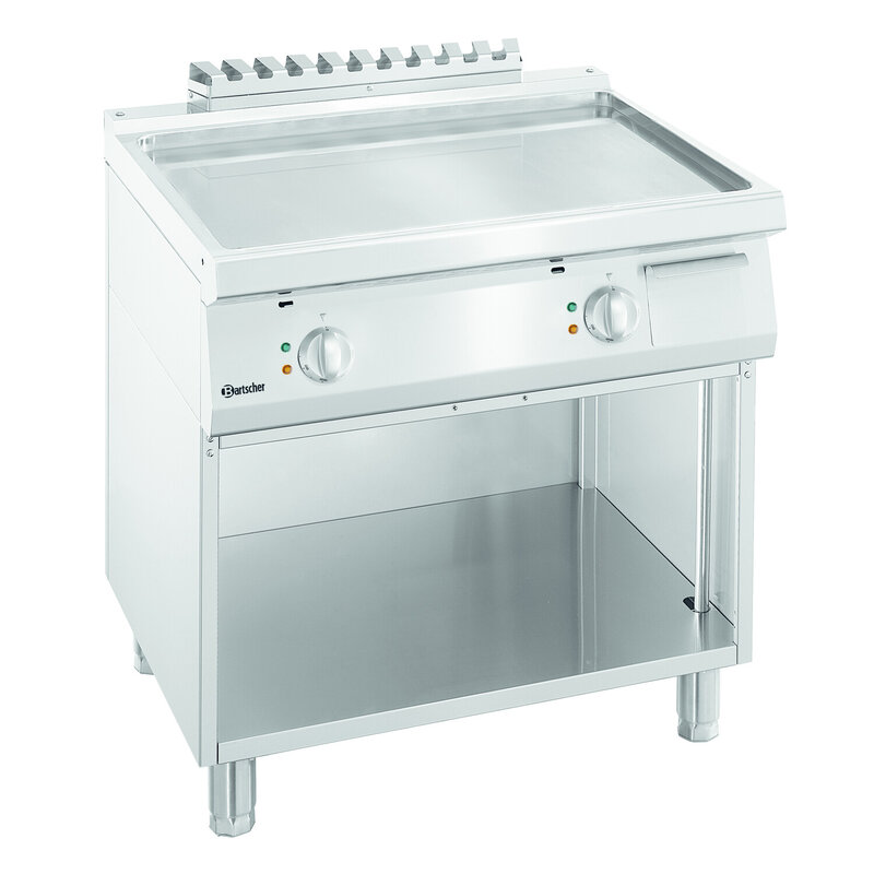 Bakplaat/grillplaat | 700 B800 | Bakplaat Glad (b)720x(d)445mm | 10kw | 800x700x850(h)mm